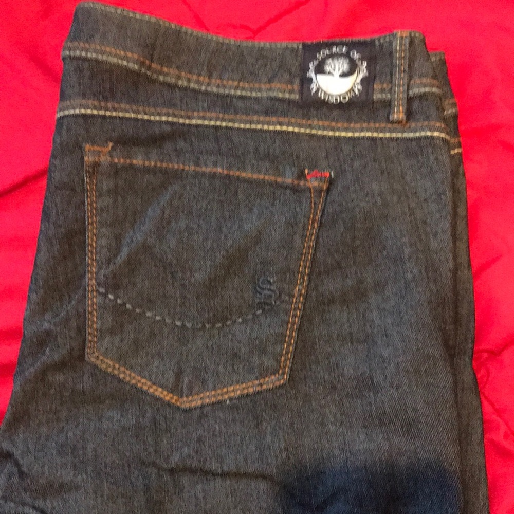 Source of wisdom jean shorts - Picture 4 of 7